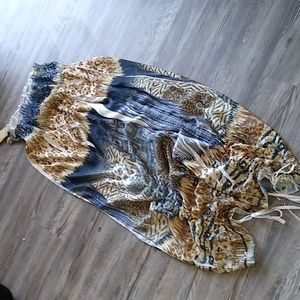 Lapis tube top sequin dress